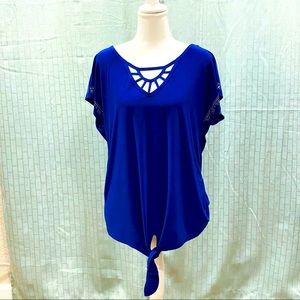 XL Diana Belle blue shirt/top